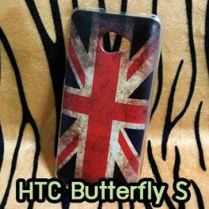 M687-03 เคส HTC Butterfly S ลาย Flag I