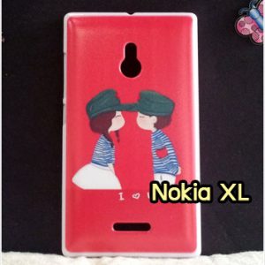 M753-17 เคสแข็ง Nokia XL ลาย Love U