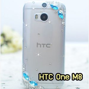 M1221-12 เคสประดับ HTC One M8 ลายแมงปอ