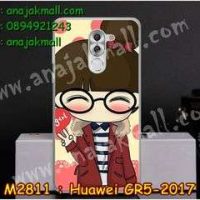 M2811-31 เคสแข็ง Huawei GR5 (2017) ลาย Hi Girl