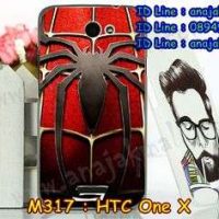 M317-05 เคสแข็ง HTC One X ลาย Spider