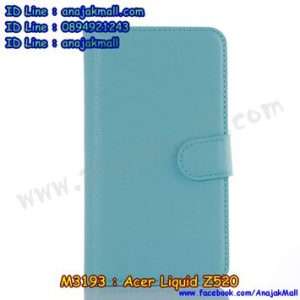 M3193-05 เคสฝาพับ Acer Liquid Z520 สีฟ้า