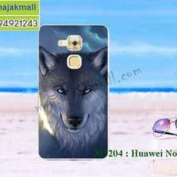 M3204-04 เคสแข็ง Huawei Nova Plus ลาย Wolf