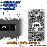 M3226-14 เคสยาง Wiko Jerry 2 ลาย Black Eye