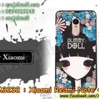 M3232-05 เคสแข็ง Xiaomi Redmi Note 4 ลาย Dummy Doll