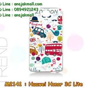 M2141-27 เคสแข็ง Huawei Honor 3C Lite ลาย London