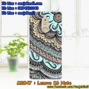 M2847-31 เคสยาง Lenovo K6 Note ลาย Graphic X10