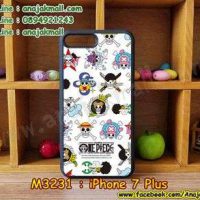 M3231-05 เคสขอบยาง iPhone7 Plus ลาย piece16