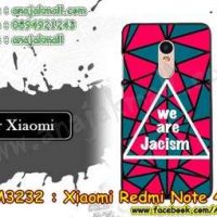 M3232-18 เคสแข็ง Xiaomi Redmi Note 4 ลาย Jacism