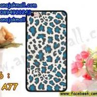 M3276-02 เคสยาง OPPO A77 ลาย Leopard Wh