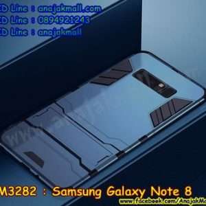 M3282-04 เคสโรบอท Samsung Note 8 สีดำนาวี