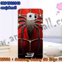 M2226-21 เคสยาง Samsung Galaxy S6 Edge Plus ลาย Spider