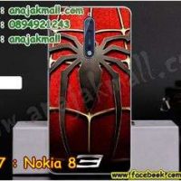 M3307-01 เคสแข็ง Nokia 8 ลาย Spider