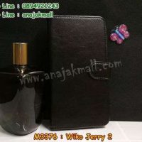 M3376-02 เคสฝาพับไดอารี่ Wiko Jerry 2 สีดำ