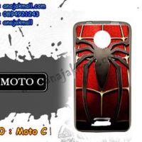 M3390-09 เคสยาง Moto C ลาย Spider