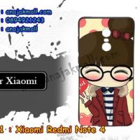 M3391-05 เคสยาง Xiaomi Redmi Note 4 ลาย Hi Girl