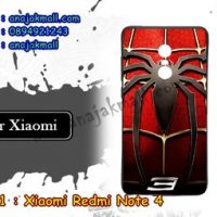 M3391-09 เคสยาง Xiaomi Redmi Note 4 ลาย Spider