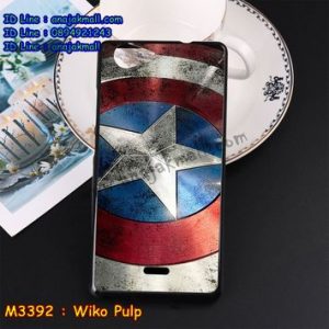 M3392-05 เคสยาง Wiko Pulp ลาย CapStar