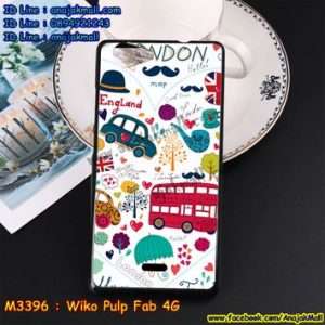 M3396-02 เคสยาง Wiko Pulp Fab 4G ลาย London