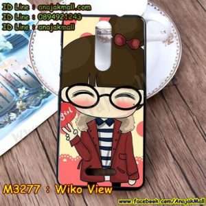 M3277-16 เคสยาง Wiko View ลาย Hi Girl