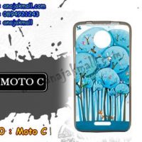 M3390-11 เคสยาง Moto C ลาย blue tree