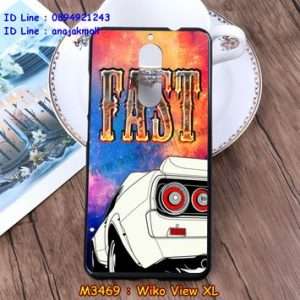 M3469-10 เคสยาง Wiko View XL ลาย Fast 01