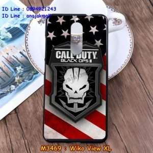 M3469-16 เคสยาง Wiko View XL ลาย Black OPS