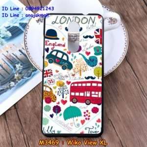 M3469-17 เคสยาง Wiko View XL ลาย London