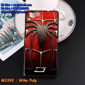 M3392-10 เคสยาง Wiko Pulp ลาย Spider