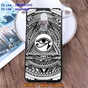 M3469-27 เคสยาง Wiko View XL ลาย Black Eye