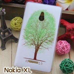 M753-06 เคสแข็ง Nokia XL ลาย Green Tree