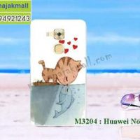 M3204-29 เคสแข็ง Huawei Nova Plus ลาย Cat & Fish