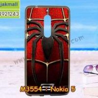 M3554-09 เคสยาง Nokia 5 ลาย Spider