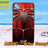M3590-07 เคสยาง Wiko Sunny 2 Plus ลาย Spider