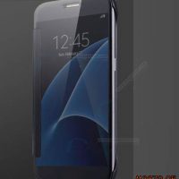 M3879-05 เคสฝาพับ Samsung Galaxy J7 Pro กระจกเงา สีดำ
