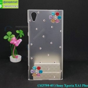 M3799-05 เคสแต่งคริสตัล Sony Xperia XA1 Plus ลาย Color Flower 02