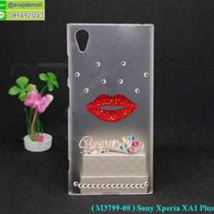 M3799-08 เคสแต่งคริสตัล Sony Xperia XA1 Plus ลาย Kiss Beauty