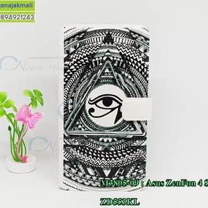 M3805-09 เคสฝาพับ Asus Zenfone4 Selfie-ZD553KL ลาย Black Eye