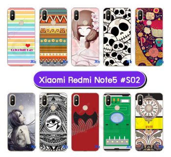 M4006-S02 เคสแข็ง Xiaomi Redmi Note5 ลายการ์ตูน Set 02