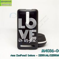 M4036-04 เคสแข็งดำ ASUS ZenFone2 Deluxe-ZE551ML/ZE550ML ลาย LoveK X01