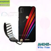 M4045-06 เคสยาง Wiko View Max ลาย BX05 พร้อมสายคล้องมือ