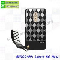 M4100-09 เคสยาง Lenovo K6 Note ลาย Extra พร้อมสายคล้องมือ