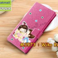 M3573-07 เคสฝาพับ Wiko Kenny ลาย Kiss Kid