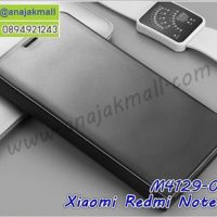 M4129-06 เคสฝาพับ Xiaomi Redmi Note5 เงากระจก สีดำ