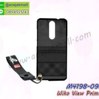 M4198-09 เคสยาง Wiko View Prime ลาย BX03 พร้อมสายคล้องมือ