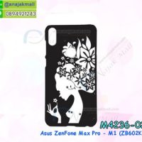 M4236-02 เคสแข็งดำ Asus ZenFone Max Pro-M1 ลาย Women X111