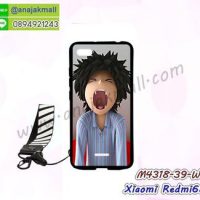 M4318-39-W เคสยาง Xiaomi Redmi6a ลาย Boy V พร้อมสายคล้อง