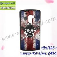 M4331-02 เคสแข็งดำ Lenovo K4 Note-A7010 ลาย Skull Flag