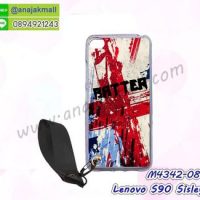 M4342-08 เคสยาง Lenovo S90 Sisley ลาย Batter X01 พร้อมสายคล้องมือ