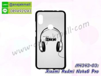 M4343-03 เคสยาง Xiaomi Redmi Note6 Pro ลาย Music